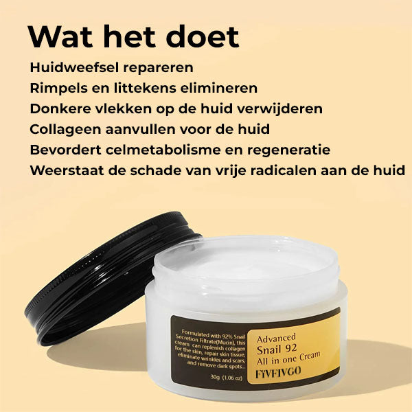 WonderHuid™ | Koreaanse Slak Collageen Crème