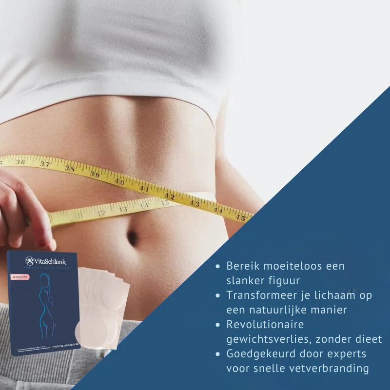 1 x LitePatch™ | Verminder buikvet met 85% in 2 weken