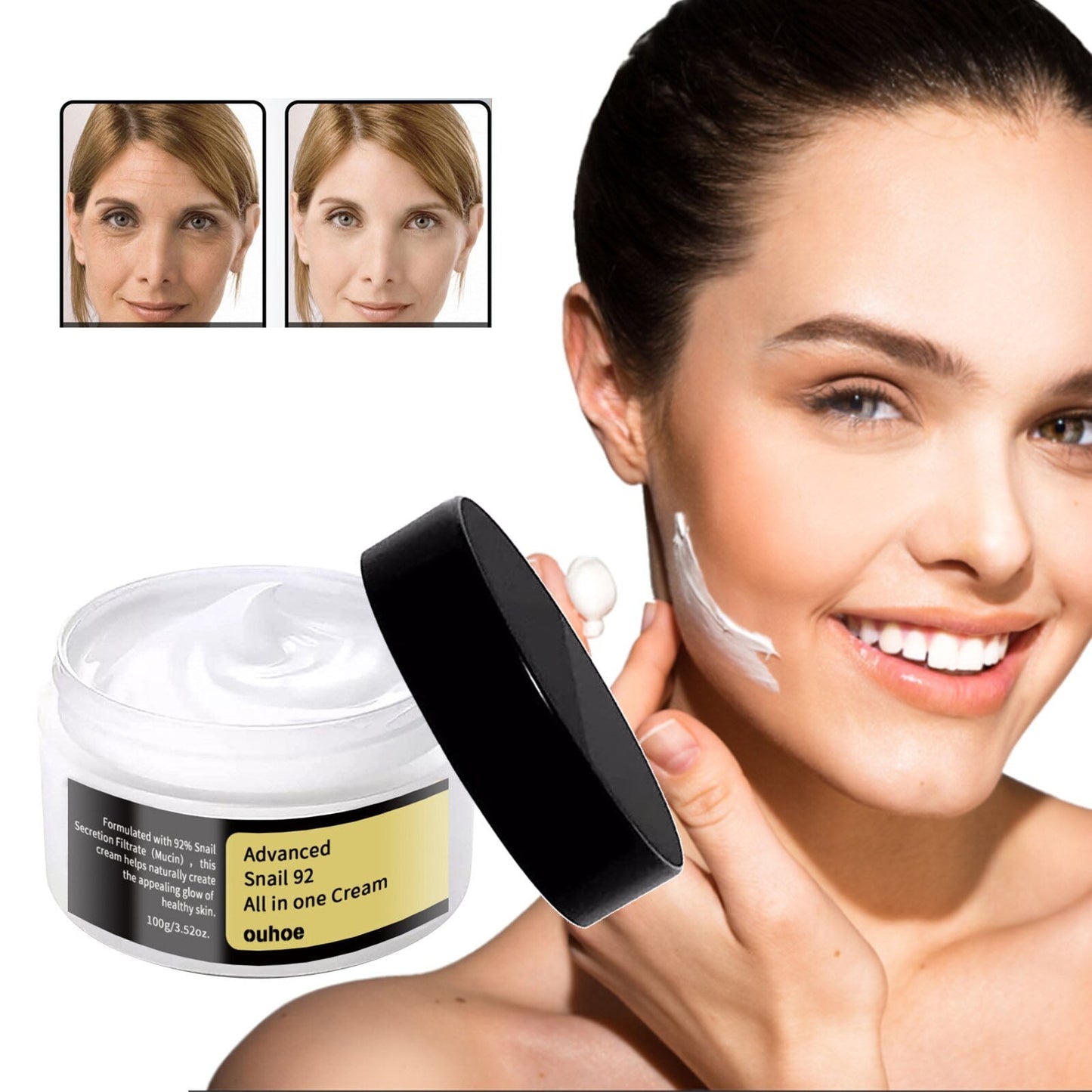 WonderHuid™ | Koreaanse Slak Collageen Crème