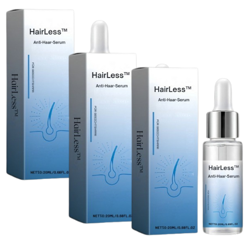 HairLess™ hiuksia estävä seerumi | Poistaa 92% kasvojen hiuksista kahdessa päivässä FI