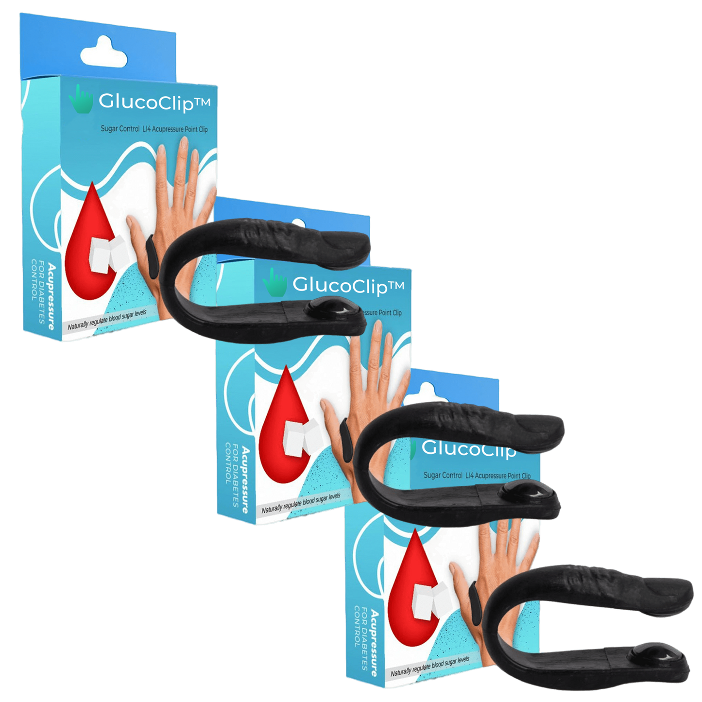 GlucoClip™ | Sugar Control LI4 Acupressuurpunt Clip