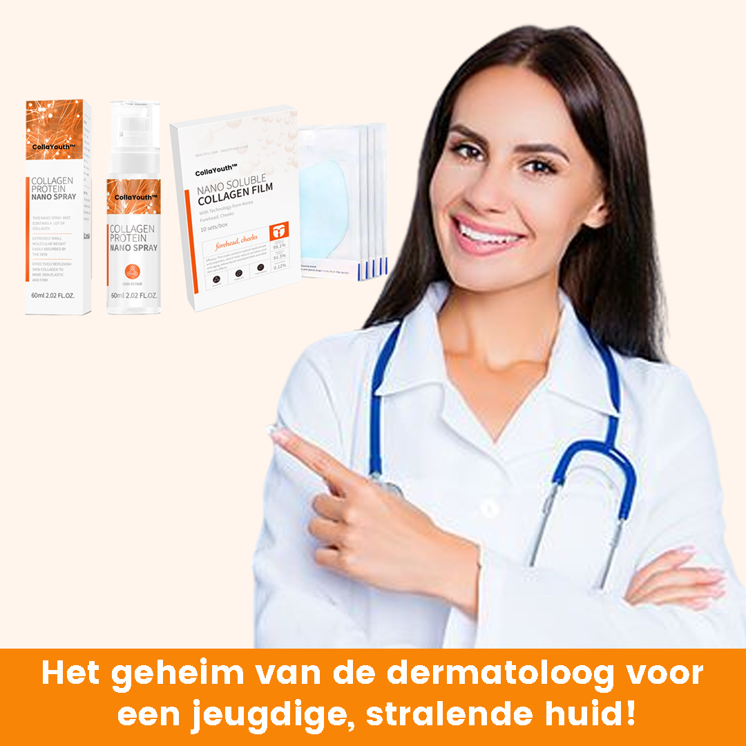 CollaYouth™ | Collageen Nano Spray & Masker Anti-Aging-Set