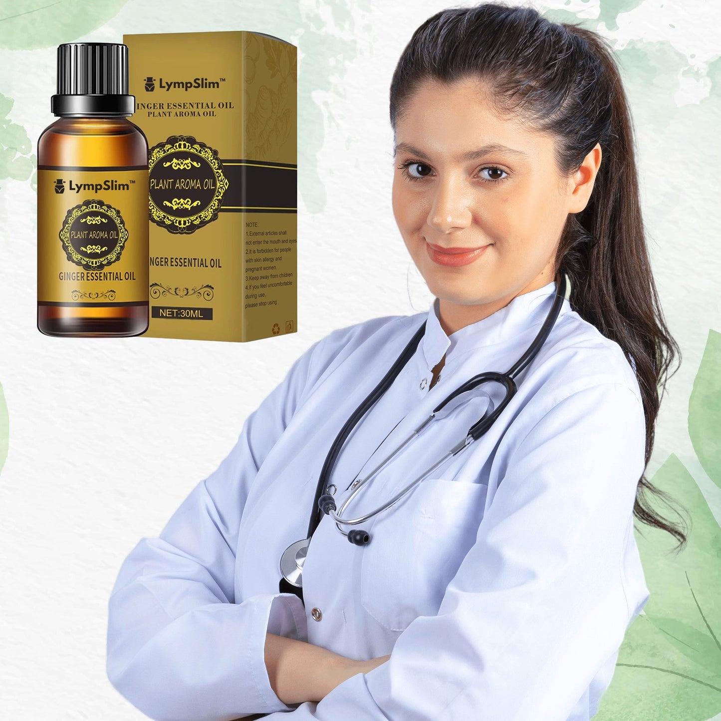 LympSlim™ | Gemberolie voor lymfatische drainage