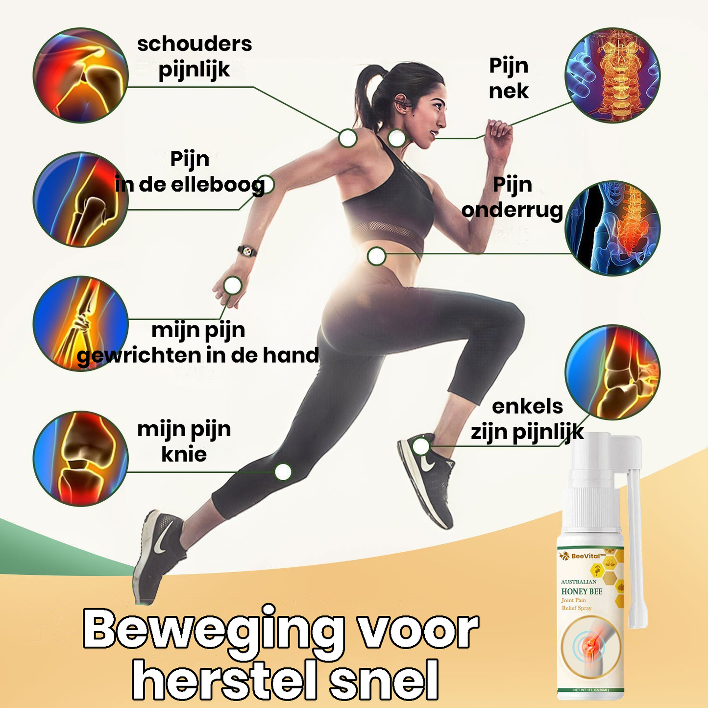 BeeVital™ | Bijenvenijn voor pijnbeleuchtunging and botgenezing in a spray 