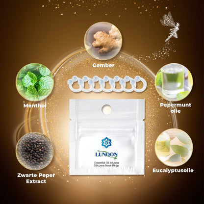AromaTech™ | Verstevigende Detox Essentiële Olie Neusring