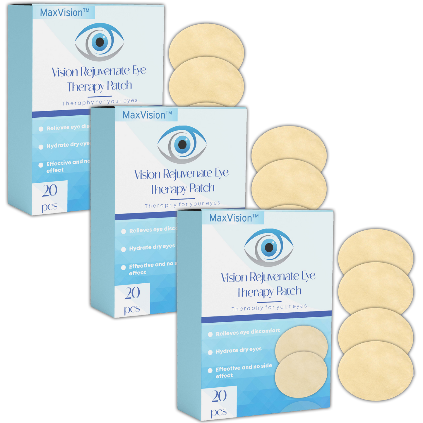 MaxVision™ | Oogtherapiepleister voor Zichtverjonging