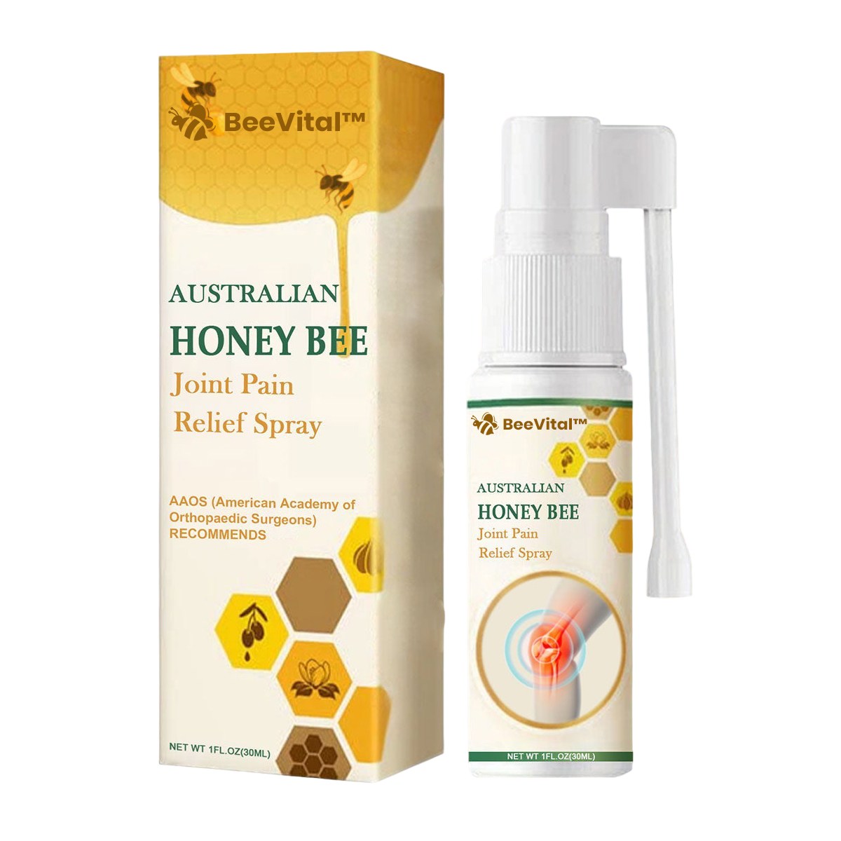 BeeVital™ | Bijenvenijn voor pijnbeleuchtunging and botgenezing in a spray 